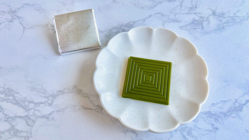 叶匠壽庵_心よせ結 抹茶の板チョコレート