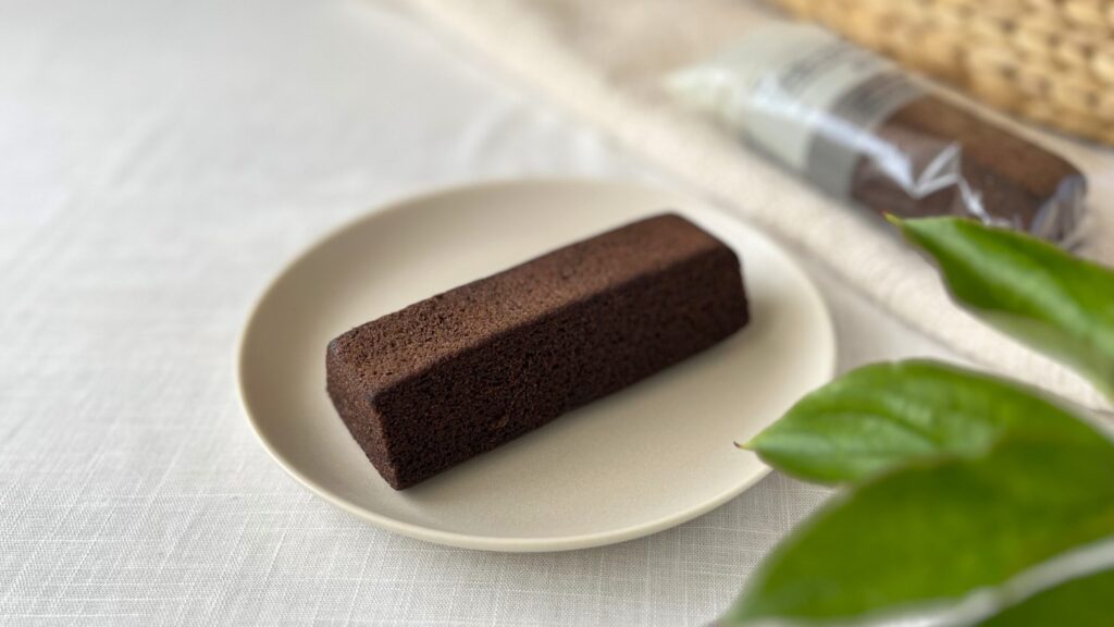 無印良品_チョコレートバウムの皿盛り