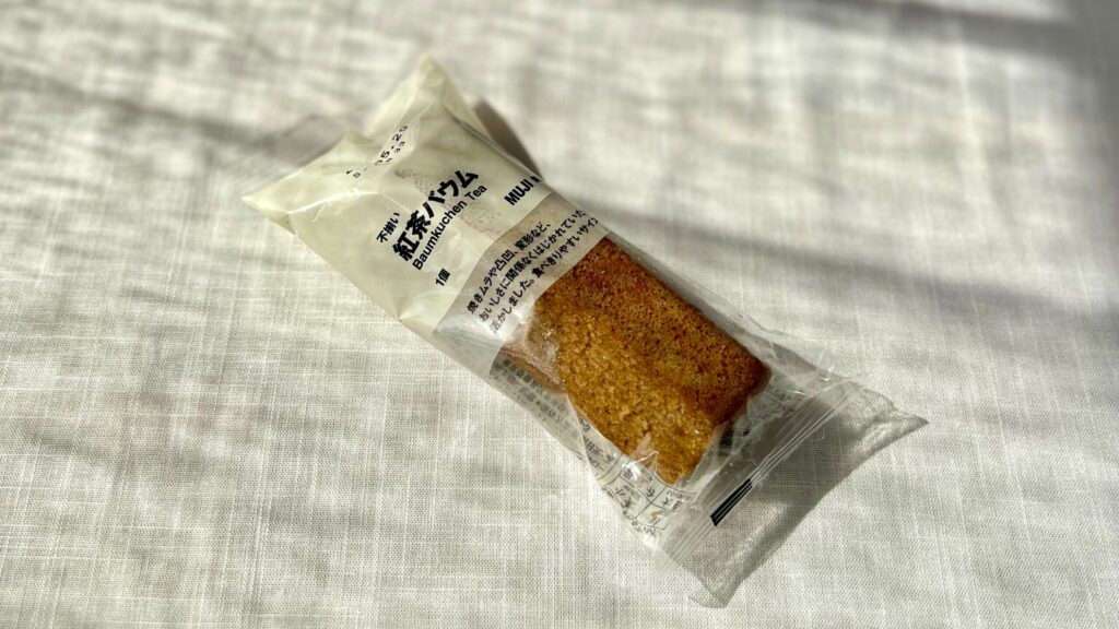 無印良品_紅茶バウムのパッケージ