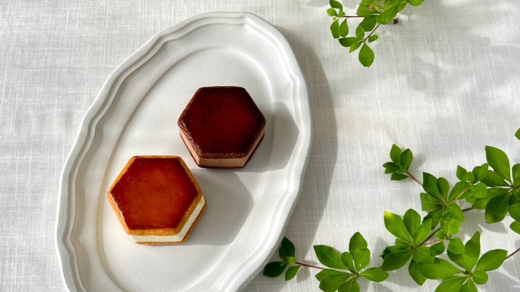 DEAR BUTTER SAND_幸せの焦がしバターサンドとマロンショコラの皿盛り