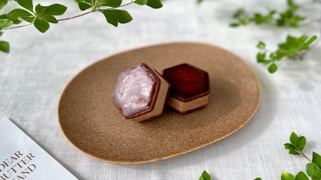 DEAR BUTTER SAND_幸せの焦がしバターサンド（マロンショコラ）の皿盛り