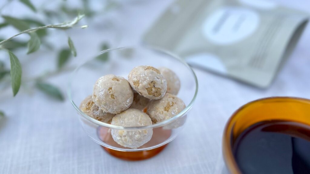 ミスターチーズケーキ_スノーボールの皿盛り