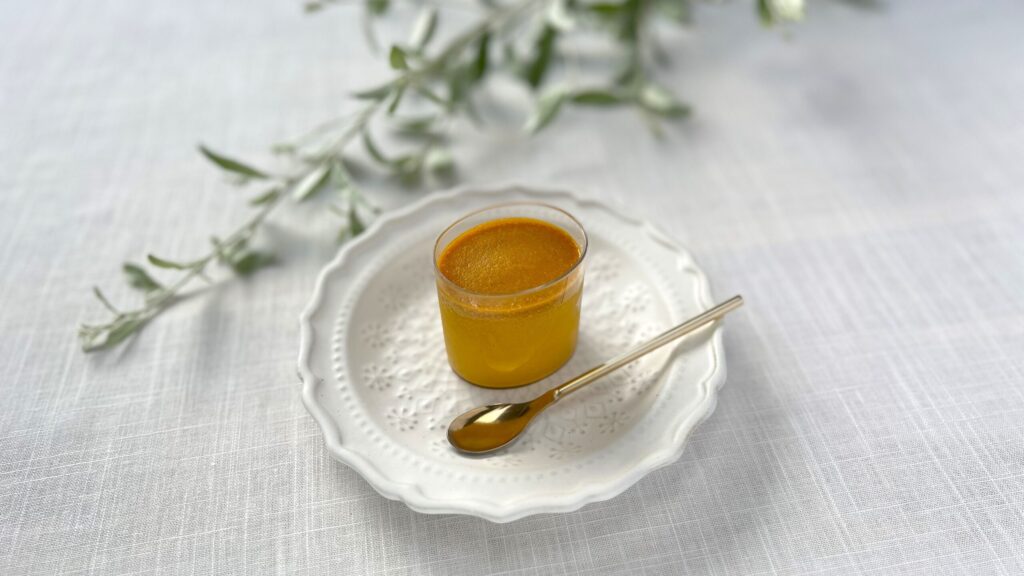 ミスターチーズケーキ_プティメープルパンプキンの蓋開け