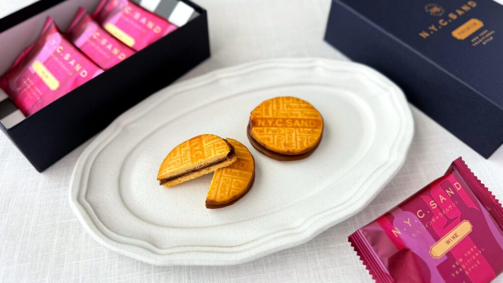 羽田空港_「N.Y.ワインキャラメルサンド」の断面