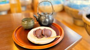 中将堂本舗_TOPよもぎ餅とお茶