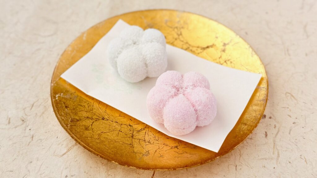 福梅_御菓子司つば屋の皿盛り