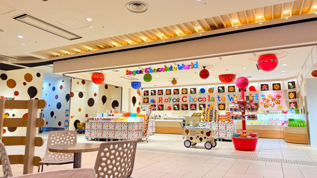 新千歳空港にあるロイズチョコレートワールド