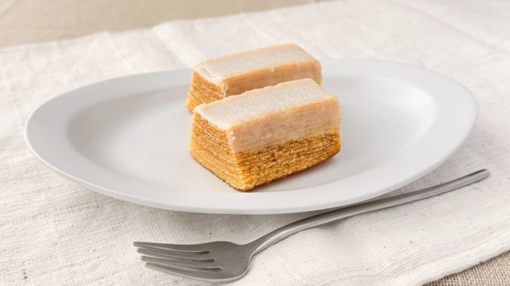 無印良品_みんなでつくるバウム「不揃い 塩パン風バウム」の断面