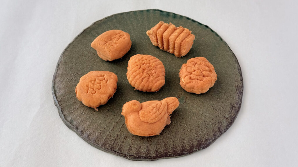 亀屋_「あんなし人形焼」の皿盛り