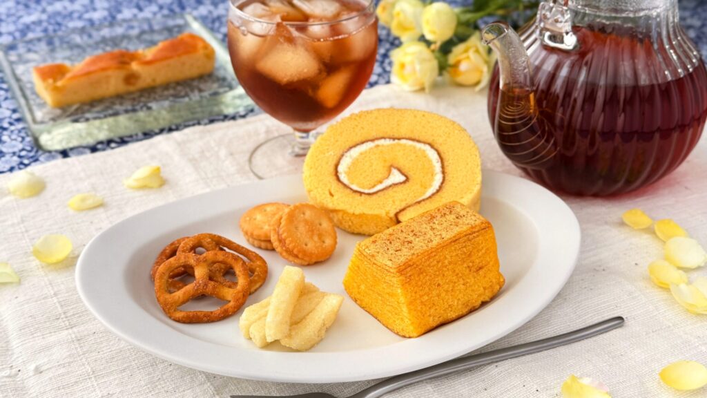 無印良品_季節限定のレモン菓子の皿盛り