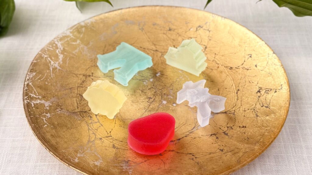 金沢お土産_石川屋本舗「かいちん五彩」の皿のせ