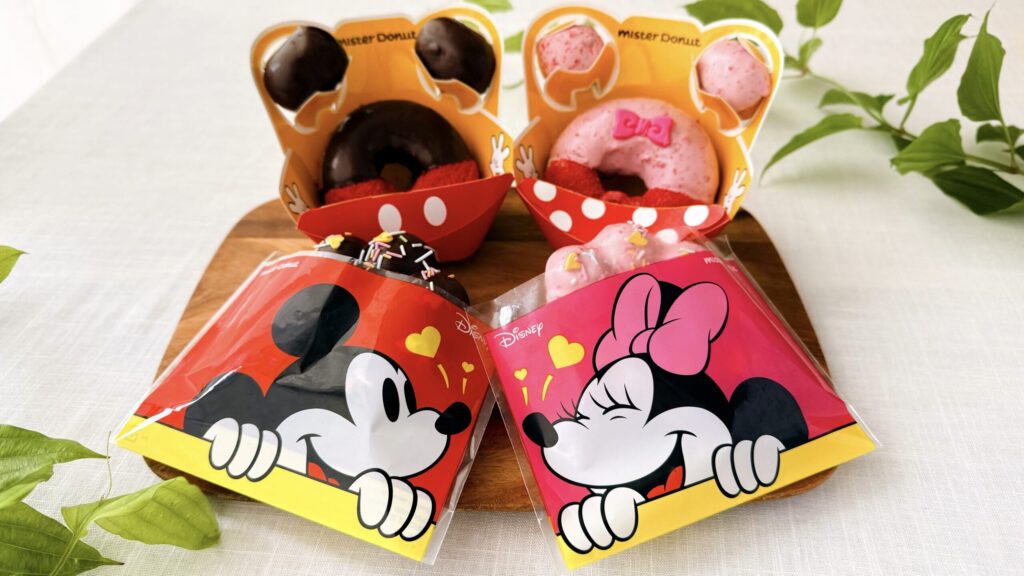 ミスタードーナツ_数量限定テイクアウト専用「ディズニースマイルコレクション」の4種類のドーナツ皿盛り