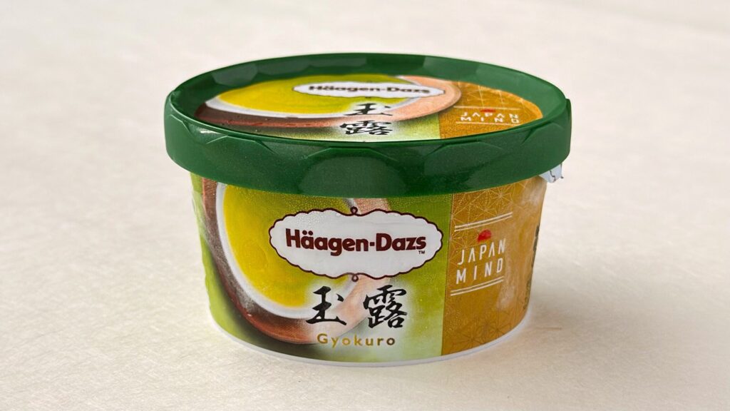 ハーゲンダッツ_「玉露」のパッケージ