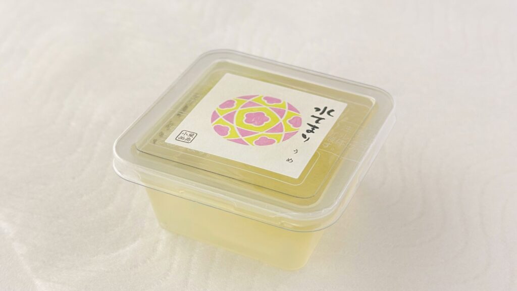 柴舟小出_「水てまり（うめ）」のパッケージ