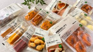 無印良品_栗やかぼちゃ、さつまいものお菓子パッケージ