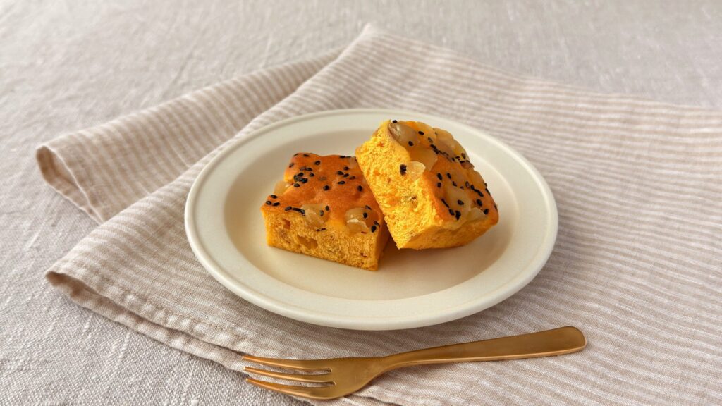 無印良品_「スイートポテトケーキ」の断面