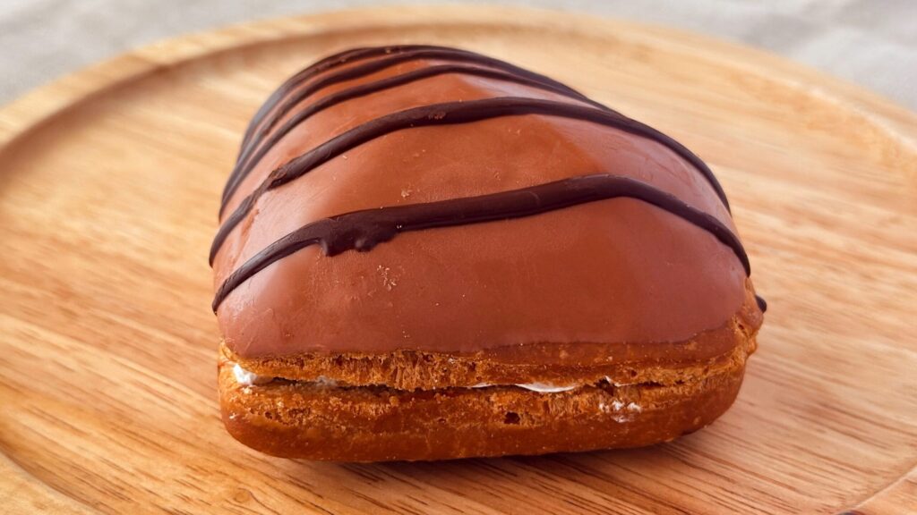 ミスタードーナツ_「くりド エンゼル＆マロン風味チョコ」の皿のせ