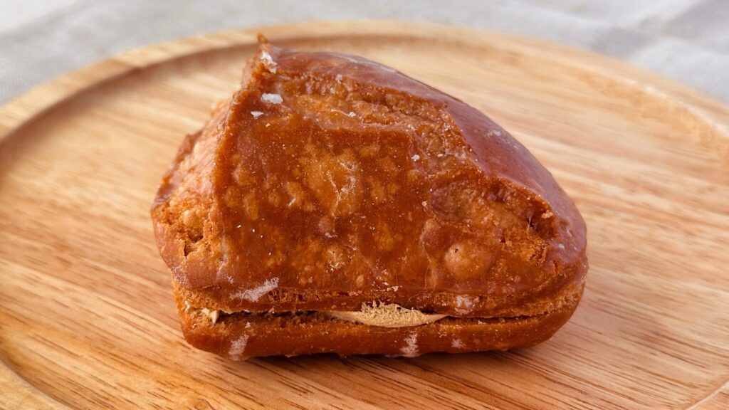 ミスタードーナツ_「くりド マロンホイップ＆ハニー」の皿のせ