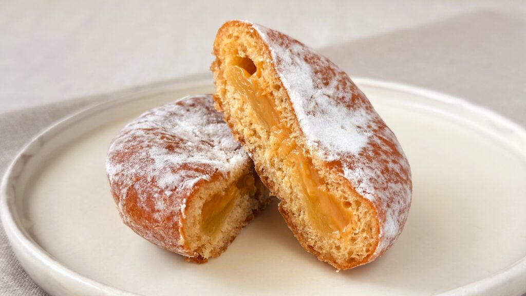 スターバックス_「スイートポテト マラサダ」の断面