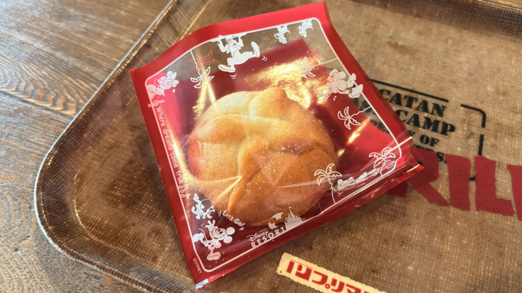 東京ディズニーシー_「ユカタン・ベースキャンプ・グリル」のディア・デ・ロス・ムエルトス（オレンジ入り）のパッケージ