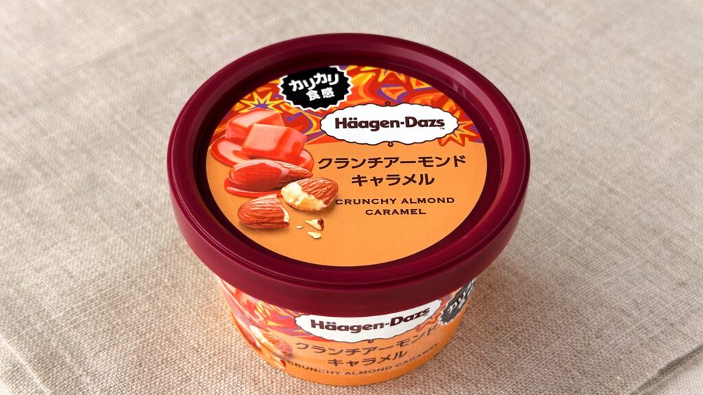 ハーゲンダッツ_「クランチアーモンドキャラメル」のパッケージ