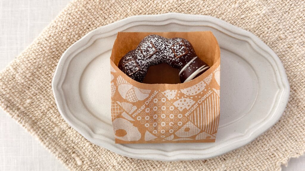 ミスタードーナツ_パッケージに入った「ポン・デ・生チョコショコラ」