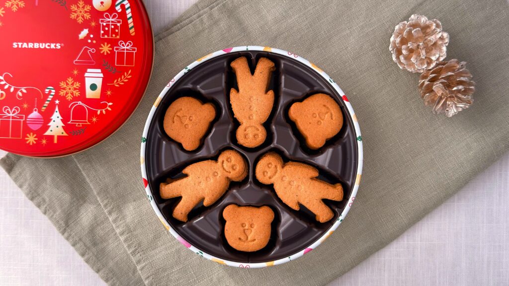 スターバックス_缶に入った「ジンジャーブレッドクッキー」