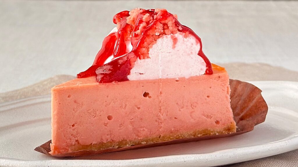 スターバックス_「ストロベリーチーズケーキ」の断面