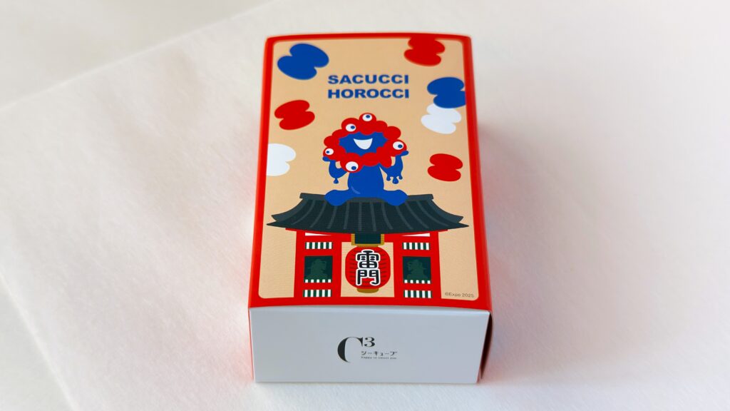 シーキューブ_「東京出張 ミャクミャク サクッチホロッチ8個入」のパッケージ