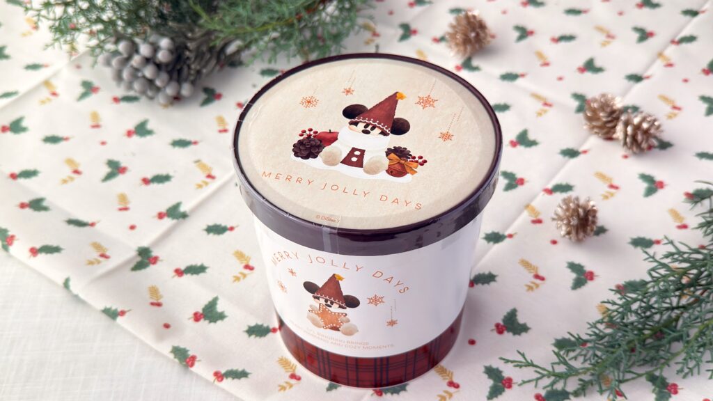 東京ディズニーリゾート_ディズニー・クリスマス2025「菓子詰め合わせ」のパッケージ