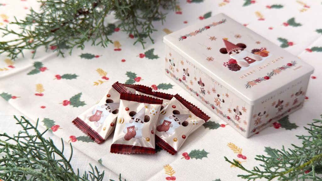 東京ディズニーリゾート_ディズニー・クリスマス2025「チョコレート」の個包装