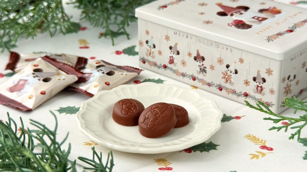 東京ディズニーリゾート_ディズニー・クリスマス2025「チョコレート」の皿のせ