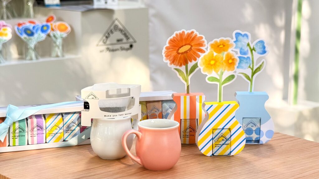 COFFEE STYLE UCC_CAFE＠HOME at Flower Shopの様子