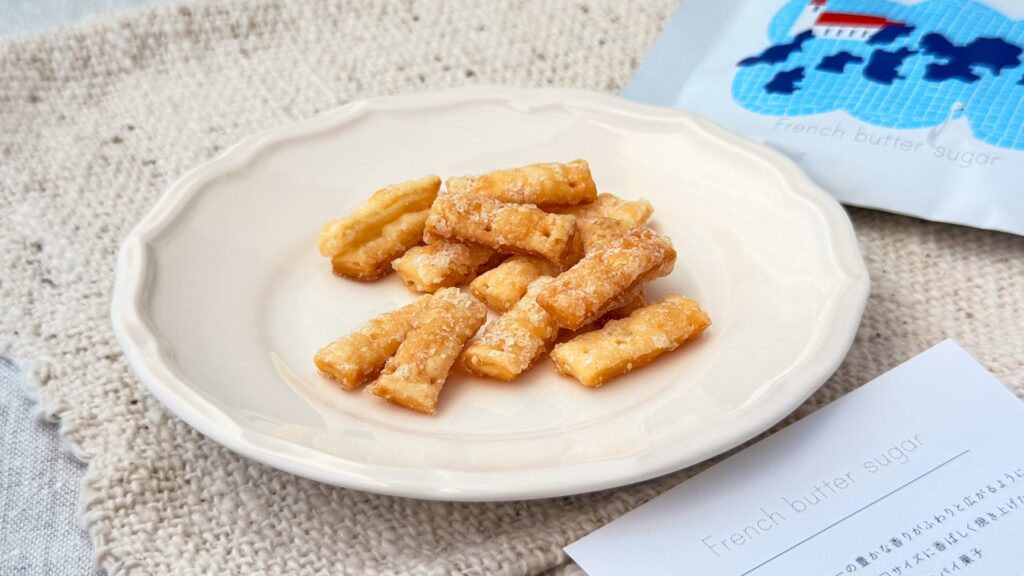 薫るバターサブリナ_「フレンチバターシュガー」の皿のせ