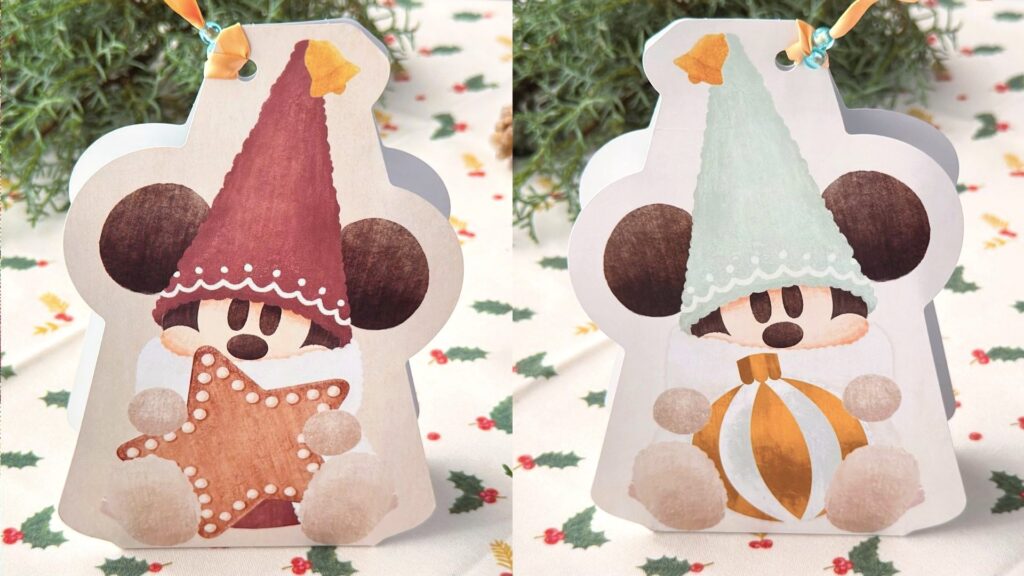 東京ディズニーリゾート_ディズニー・クリスマス2025「クッキー」の表裏パッケージ