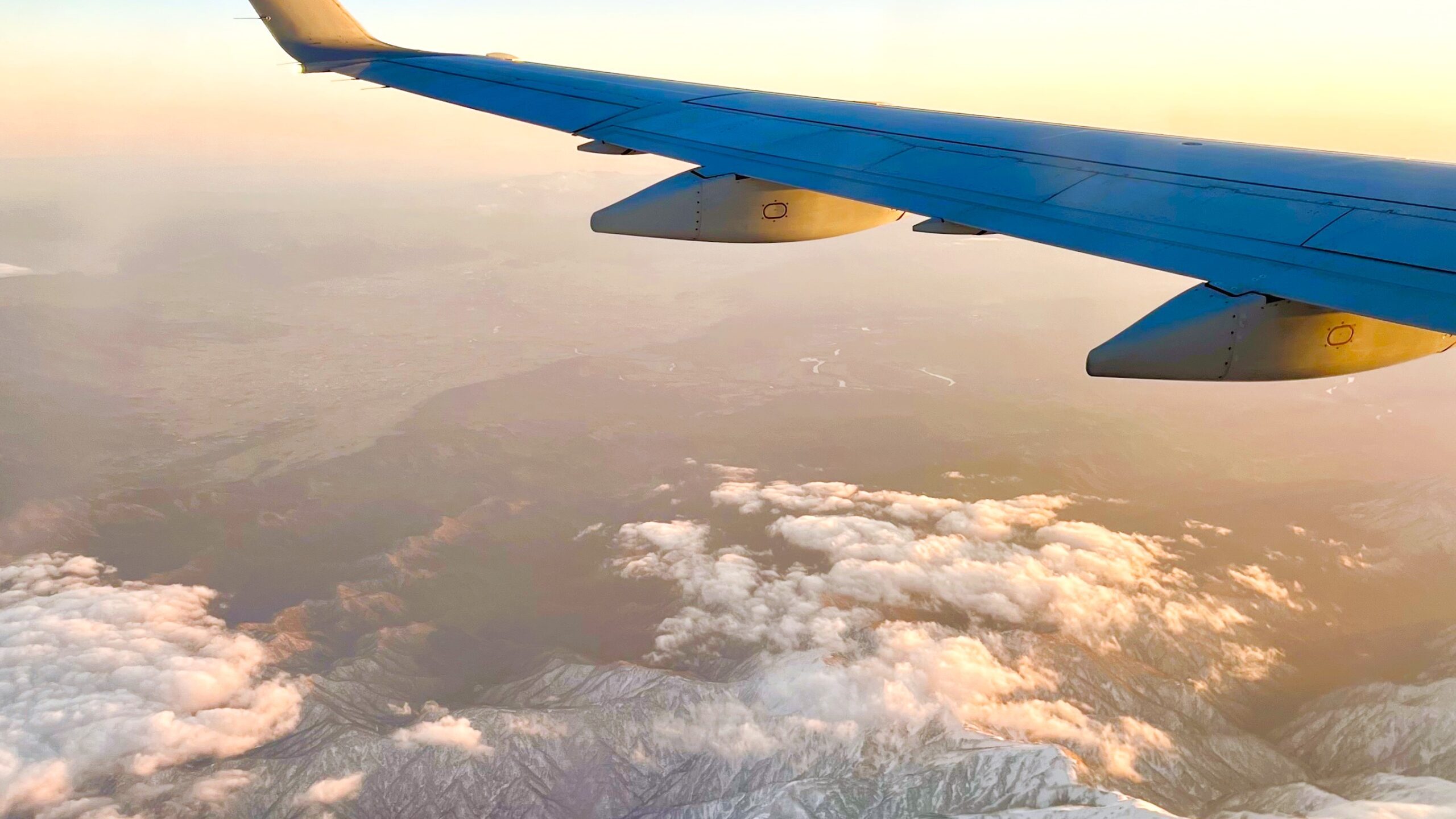 飛行機からみた景色（2024年11月）