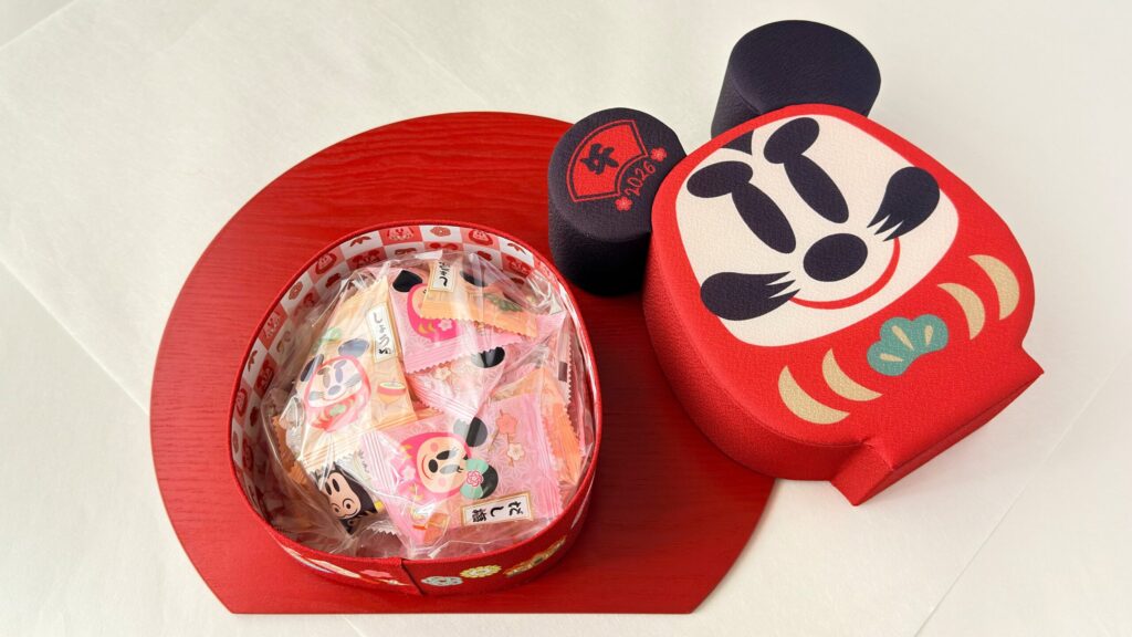 東京ディズニーリゾート_「おせんべい&おこし」のパッケージあけ