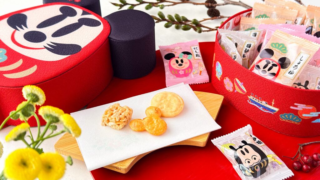 東京ディズニーリゾート_「おせんべい&おこし」の皿盛り