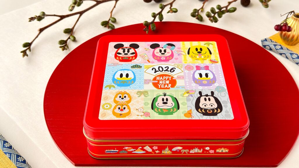 東京ディズニーリゾート_「アソーテッド・クッキー 缶」のパッケージ