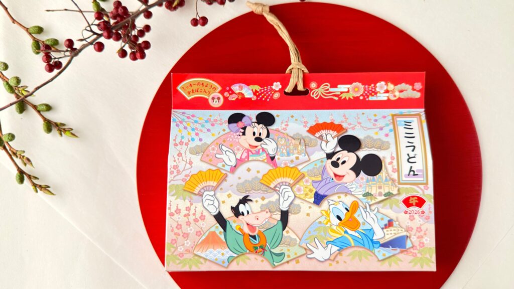 東京ディズニーリゾート_「ミニうどん 紙箱 ミッキーマウスと仲間たち」のパッケージ