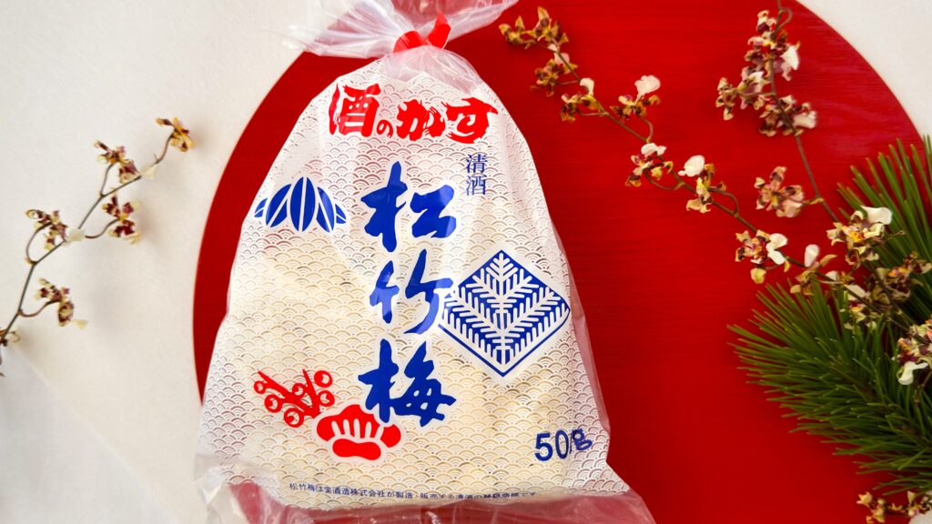 酒粕_「松竹梅 バラ粕」のパッケージ