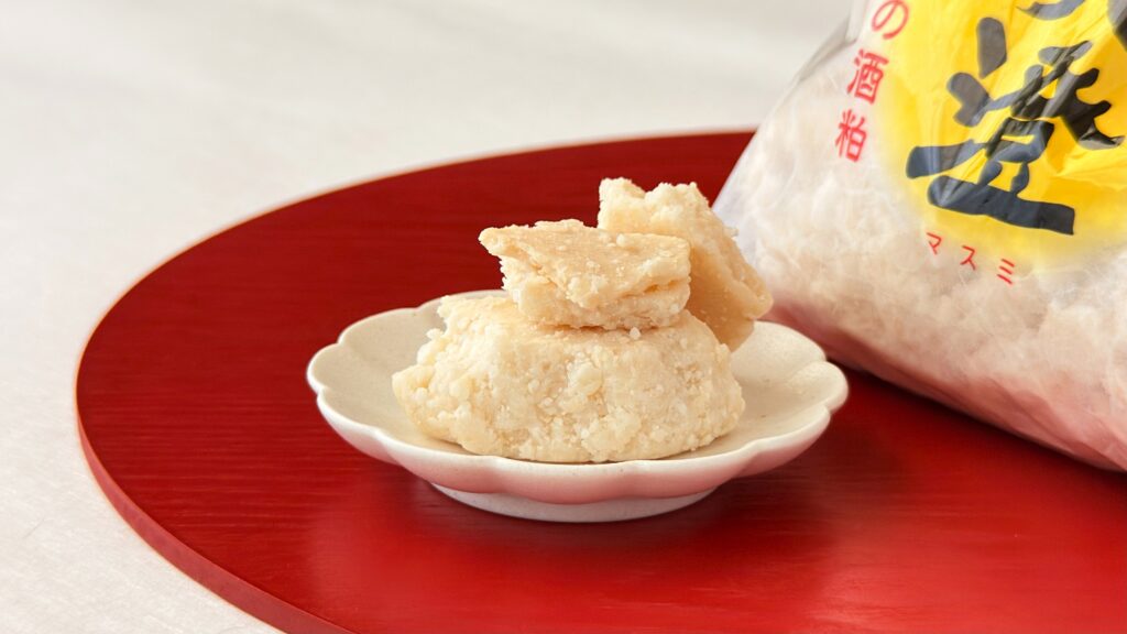 酒粕_「真澄 酒粕」の皿のせ