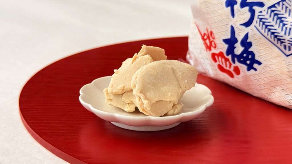 酒粕_「松竹梅 バラ粕」の皿のせ