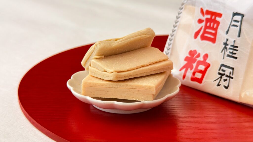 酒粕_「月桂冠 酒粕」の皿のせ