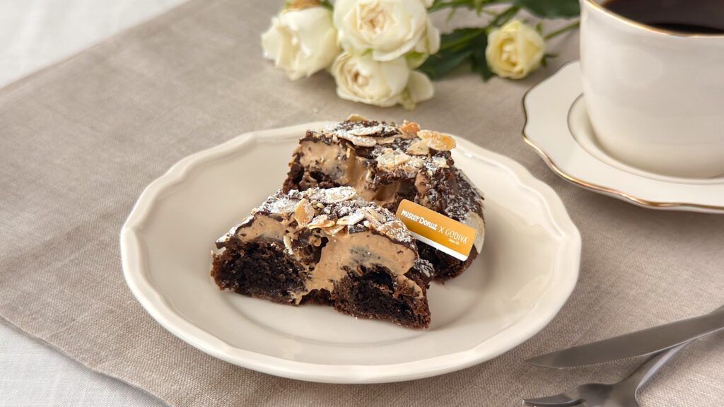 ミスタードーナツ_「トリュフショコラドーナツ プラリネ」の断面