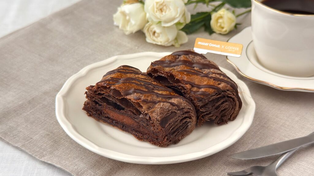 ミスタードーナツ_「ドゥショコラパイ」の断面