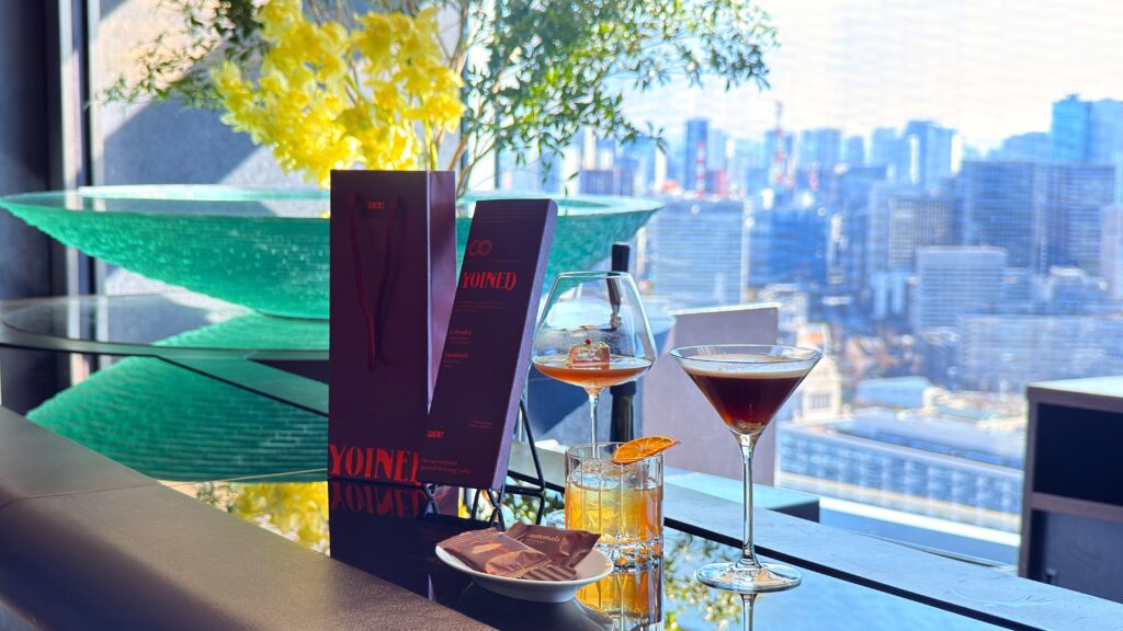 ザ・プリンスギャラリー東京紀尾井町_コラボカクテル3種と「YOINED（ヨインド）」