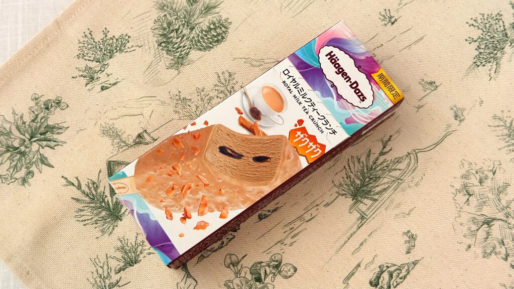 ハーゲンダッツ_「ロイヤルミルクティークランチ」のパッケージ