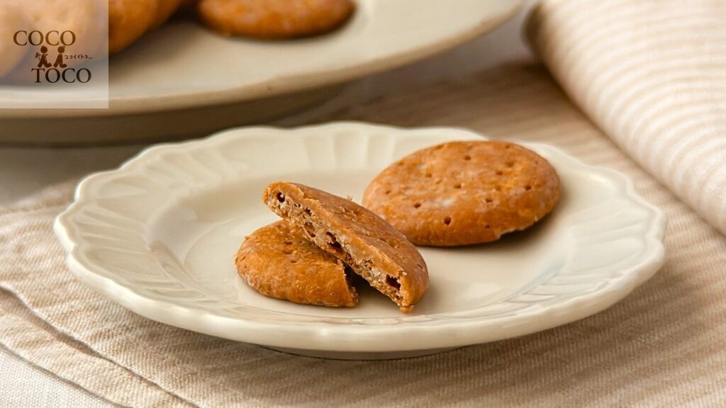 カルディ_「しみチョココーヒービスケット」の断面