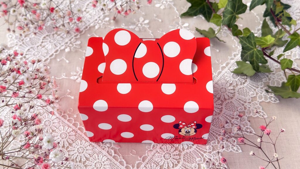 東京ディズニーリゾート_「マドレーヌ 紙箱 ミニー」のパッケージ